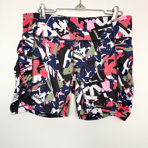 Lululemon Speed Track Shorts Pop Cut Boom Juice Multi Size 10 - Picture 2 of 8